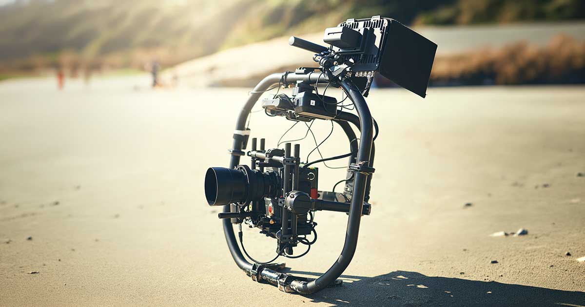 ARRI Alexa cinema camera on set during a law firm video production