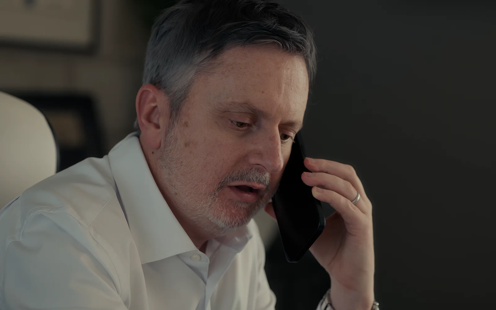 Attorney on a phone consultation for a law firm FAQ video