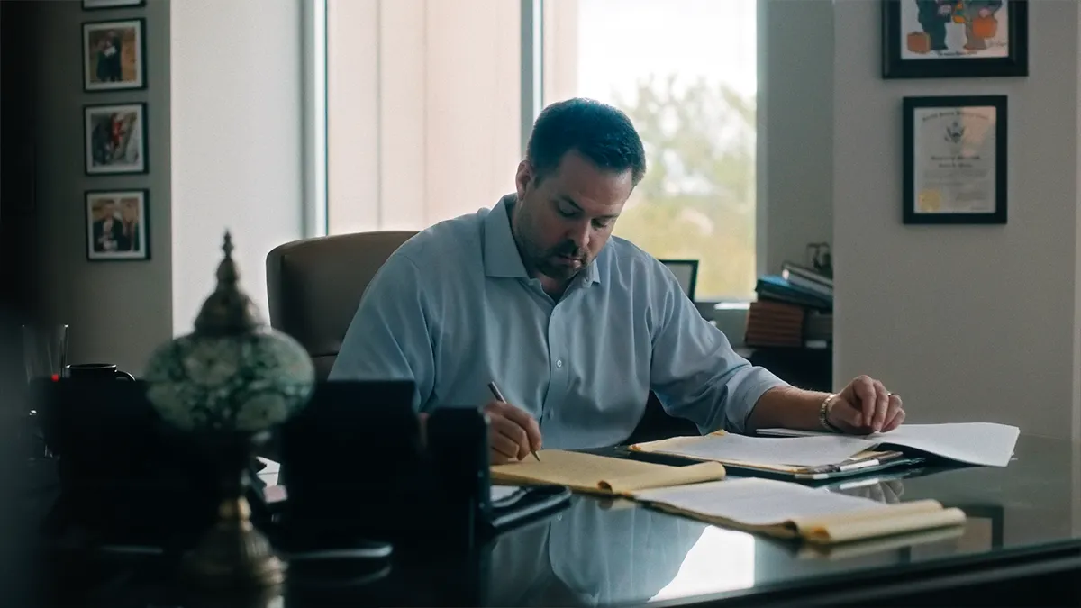 David Muncy attorney profile video thumbnail for Plaxen Adler Muncy