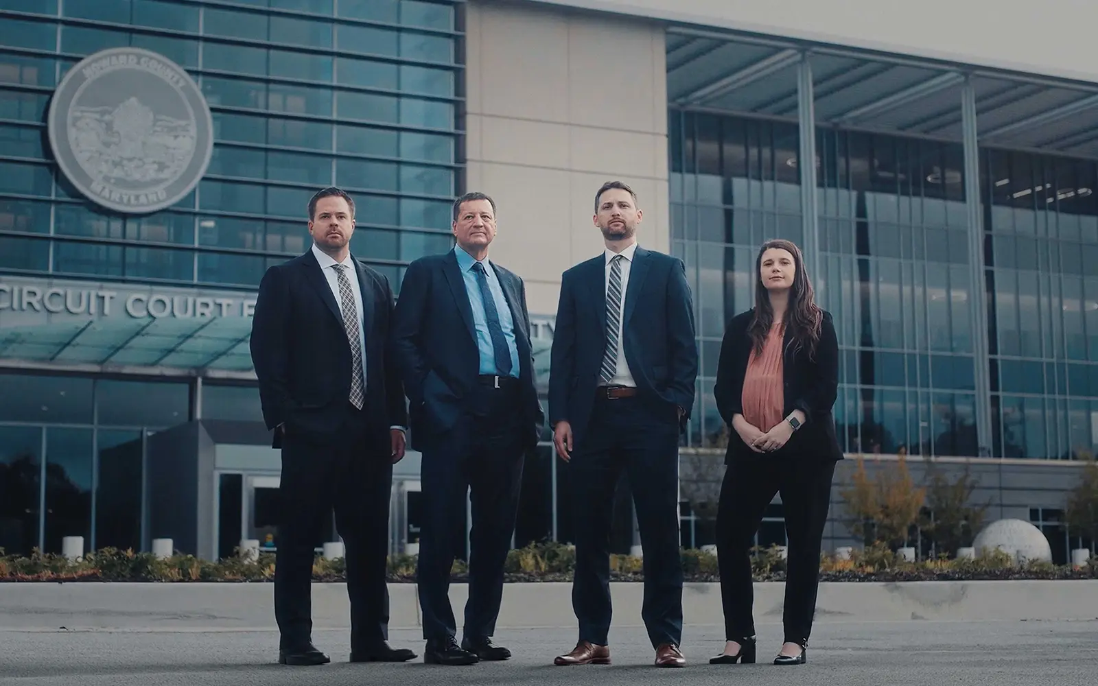 Law firm brand video production — attorney team on set